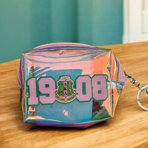 AKA 1908 Iridescent Keychain Coin Pouch